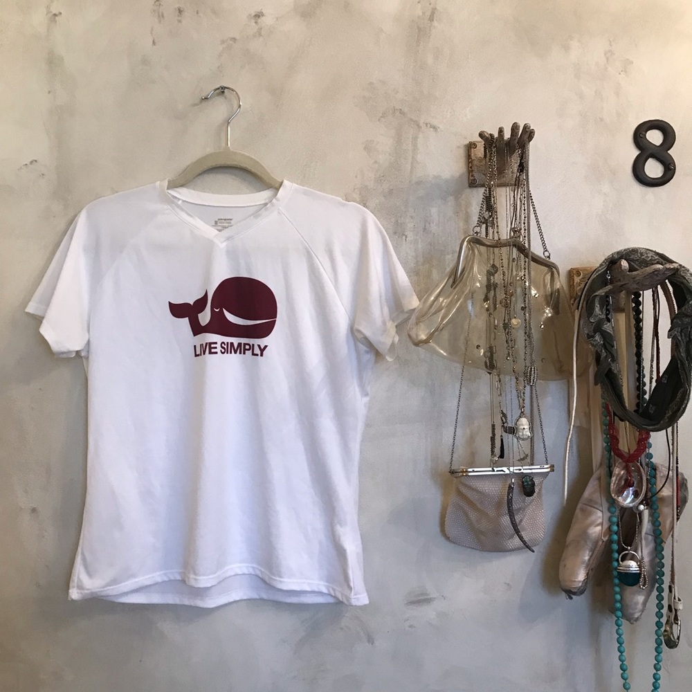 Patagonia “Live Simply” Whale T-Shirt Top